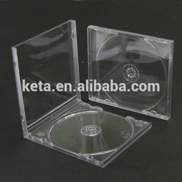 Standard 10.4mm Single PS Short Jewel CD Case With Clear Tray