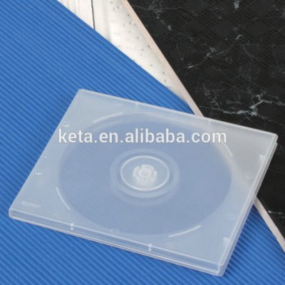 10MM 2 Discs Square Frosty Clear PP CD Case