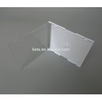 5.2mm PS Super Slim Single White Jewel CD Case