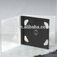 Weight 10.4MM Double CD Packaging Jewel Case With Black Tray