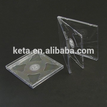 Handmade 10.4mm Double Discs PS Jewel CD Case With Clear Tray